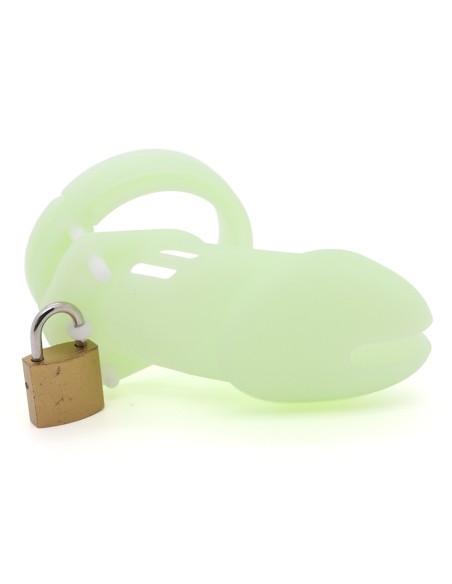 Cage de chasteté phosphorescente Phoscock M 10.5 x 2.7cm