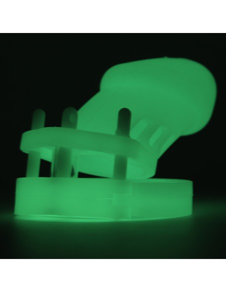 Cage de chasteté phosphorescente Phoscock M 10.5 x 2.7cm