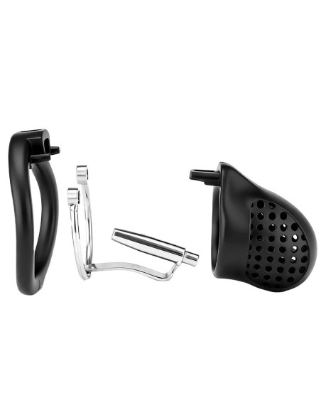 Cage de chasteté avec Plug urètre Rodendick 7 x 3.5cm