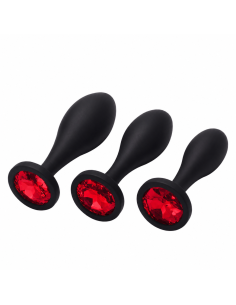 Set de 3 Plugs Tearskit Rouge