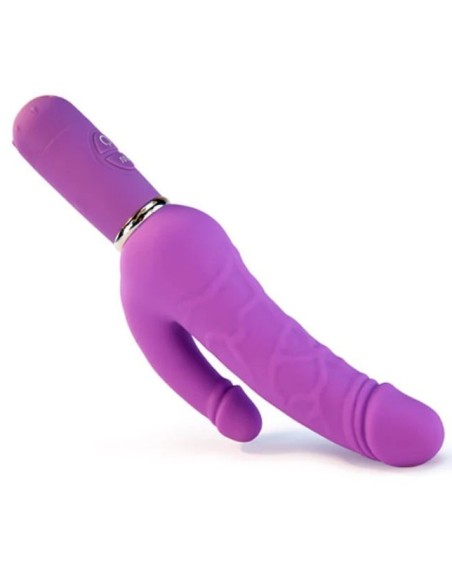 Gode poignée vibrant Dobledick 11 x 3.4cm