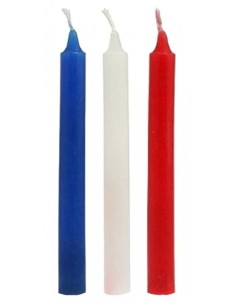 Lot de 3 bougies SM Hot Wax 17.5 cm