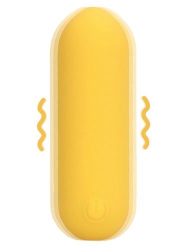 Mini vibro Yellowsmooth 6 x 2.3cm