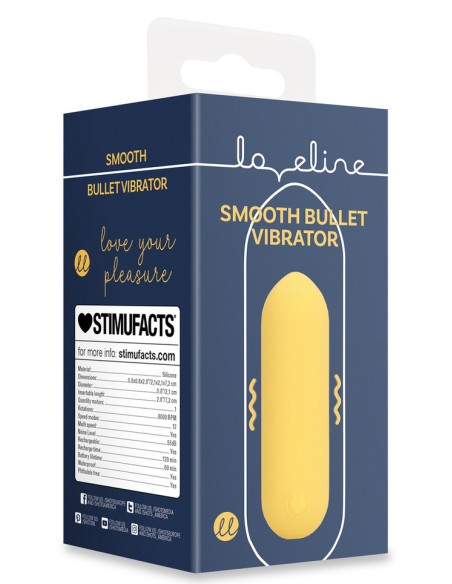 Mini vibro Yellowsmooth 6 x 2.3cm