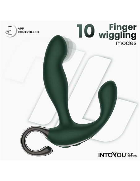 Stimulateur prostatique vibrant Greeny 10 x 2.5cm