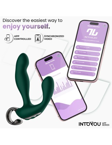 Stimulateur prostatique vibrant Greeny 10 x 2.5cm
