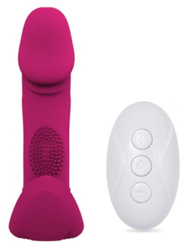 Double stimulateur Doblevibes rose 11 x 3cm
