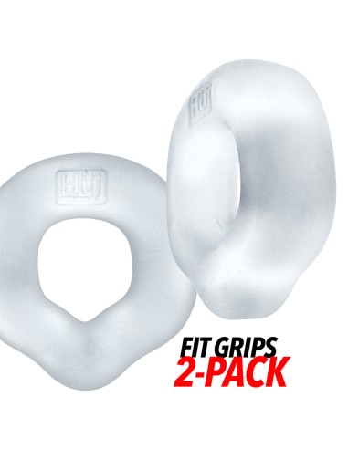 Lot de 2 Cockrings Fit Grips 25 mm Transparents