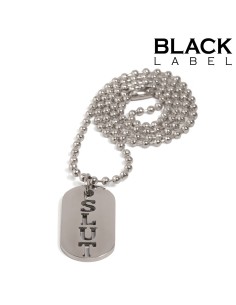 Plaque DogTag Kink Slut 4.5 x 2.5cm