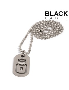 Plaque DogTag Kink Bottle Pop 4.5 x 2.5cm