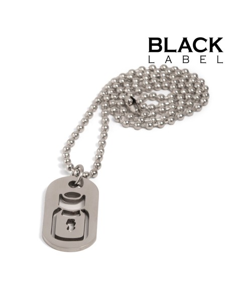 Plaque DogTag Kink Bottle Pop 4.5 x 2.5cm
