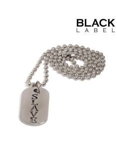 Plaque DogTag Kink Slave 4.5 x 2.5cm