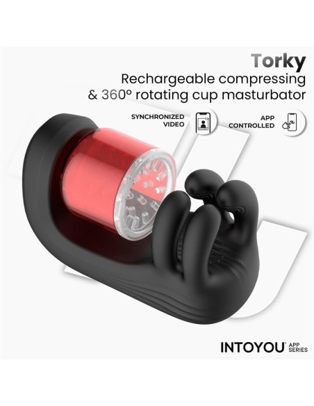 Masturbateur automatique Torky Vibrations-Rotations
