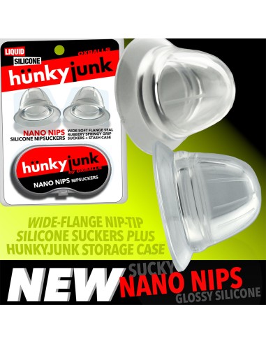 Suce-Tétons Nano Nips 15 mm Transparents