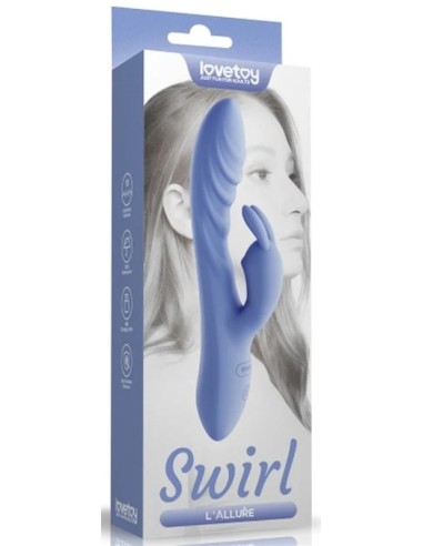 Vibro rabbit L'allure swirl 12 x 3.4cm