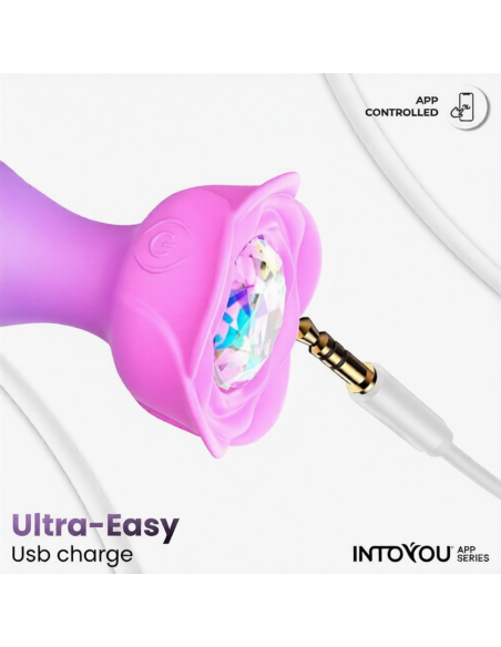 Plug vibrant rotatif et connecté Moxy 9 x 3.5cm
