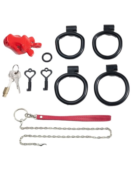 Cage Minodick 6 x 3 cm Rouge