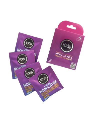Préservatifs internes Non latex x4