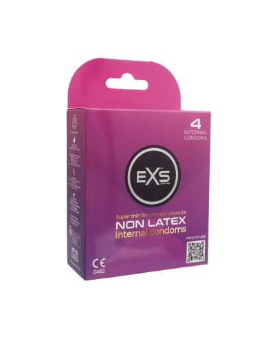 Préservatifs internes Non latex x4