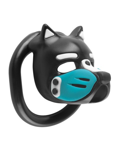 Cage Puppy 4.5 x 3.2 cm Noir-Bleu