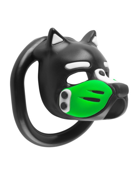 Cage Puppy 4.5 x 3.2 cm Noir-Vert