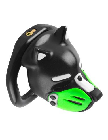 Cage Puppy 4.5 x 3.2 cm Noir-Vert