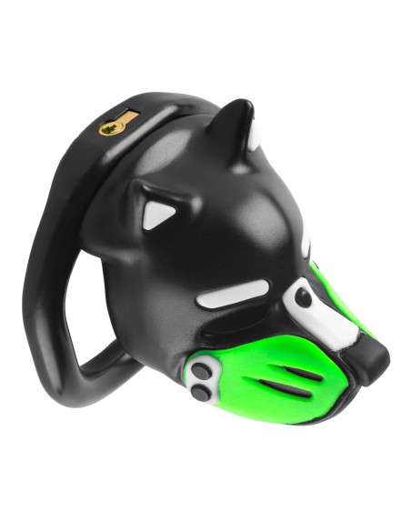Cage Puppy 4.5 x 3.2 cm Noir-Vert