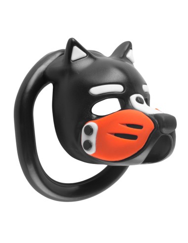 Cage Puppy 4.5 x 3.2 cm Noir-Orange