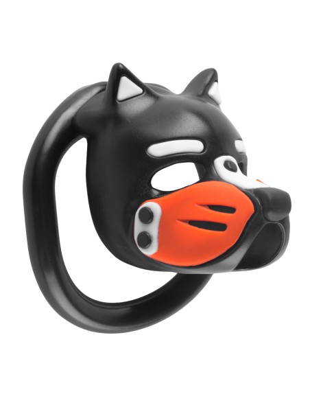 Cage Puppy 4.5 x 3.2 cm Noir-Orange