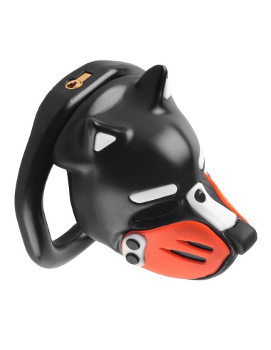 Cage Puppy 4.5 x 3.2 cm Noir-Orange