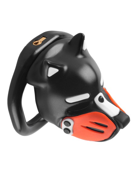 Cage Puppy 4.5 x 3.2 cm Noir-Orange
