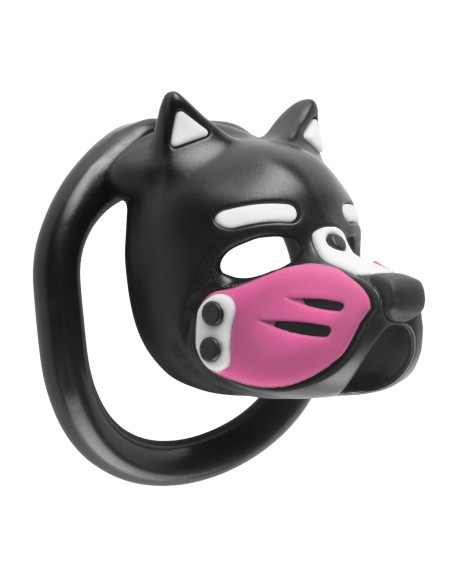 Cage Puppy 4.5 x 3.2 cm Noir-Rose