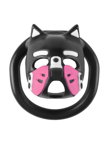 Cage Puppy 4.5 x 3.2 cm Noir-Rose