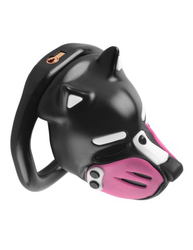 Cage Puppy 4.5 x 3.2 cm Noir-Rose