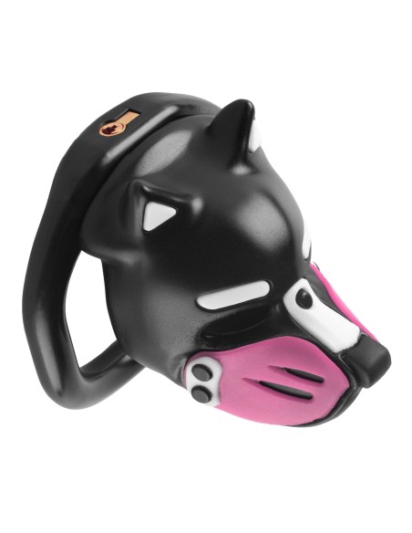 Cage Puppy 4.5 x 3.2 cm Noir-Rose