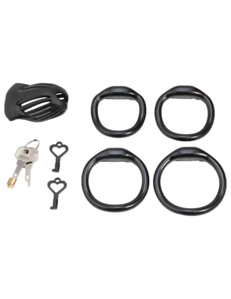 Cage Lineath 6 x 3.2 cm Noire