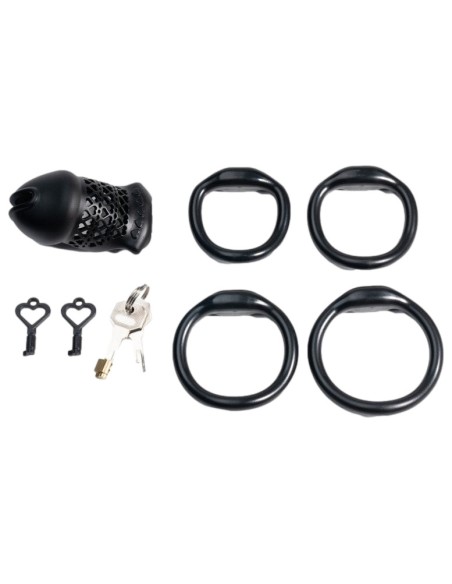 Cage Fivheart 8 x 3.2 cm Noire