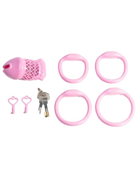 Cage Fivheart 8 x 3.2 cm Rose