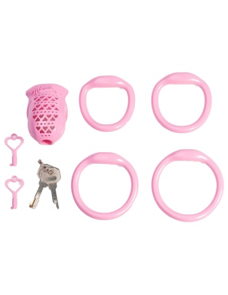 Cage Miss Heart 6.5 x 3.1 cm Rose