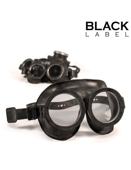 Véritables Lunettes Rubber Goggles Noires