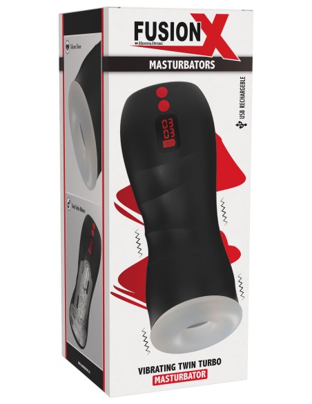 Masturbateur Twin Turbo 10 Vibrations