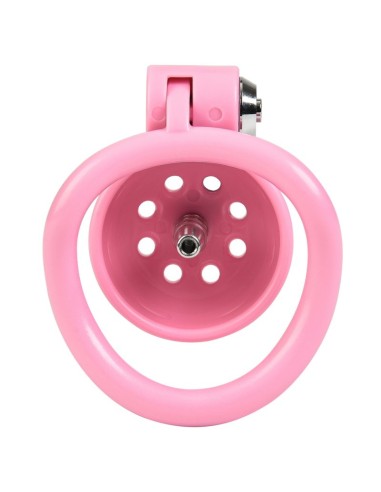 Cage courte Round Lock 4 x 3.5 cm Rose