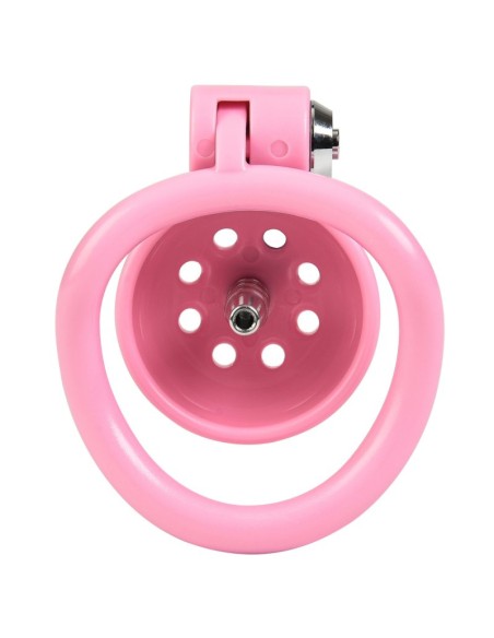 Cage courte Round Lock 4 x 3.5 cm Rose
