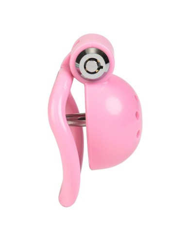 Cage courte Round Lock 4 x 3.5 cm Rose