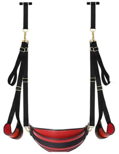 Balançoire Sm pour porte Swing Door Noir-Rouge