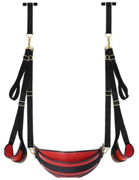 Balançoire Sm pour porte Swing Door Noir-Rouge