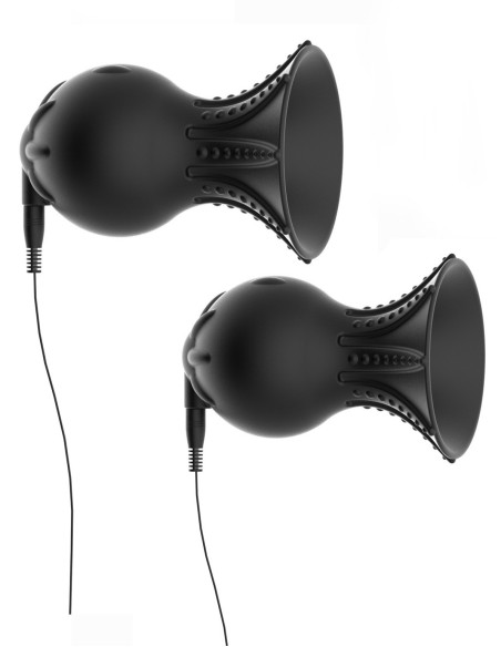 Suce tétons Électro Shock Nipples 35 mm Noirs
