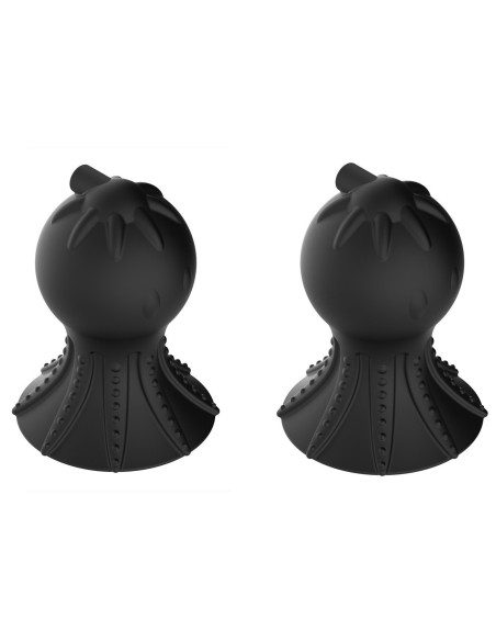 Suce tétons Électro Shock Nipples 35 mm Noirs