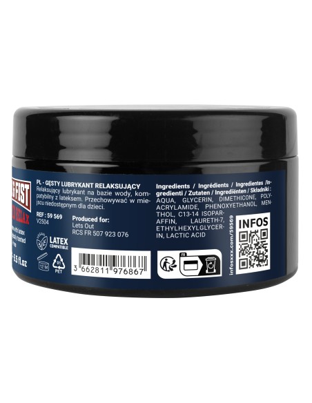 Lubrifiant épais relaxant Fuck & Fist FF Hybrid Relax 250ml