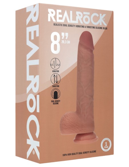 Gode vibrant va-et-vient Demetrio latino 16 x 4.3cm